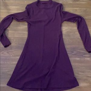 Mock neck skater dress